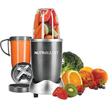 NutriBullet 8-Piece High-Speed Blender/Mixer System, Gray