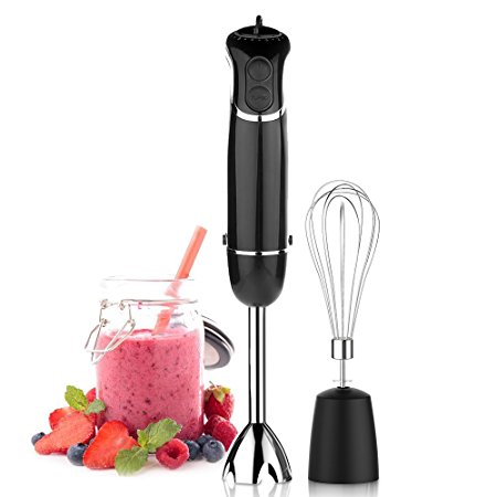 OXA Smart Powerful 2-in-1 Hand Blender with 6 Speed - Black