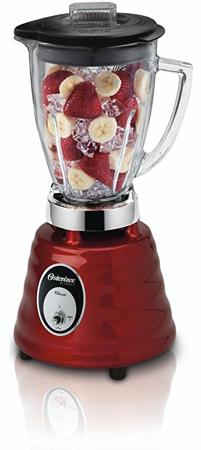 Oster 4270-615 Beehive Blender, 600-Watt, 2 Speed, 6 Cup Glass Jar, Red