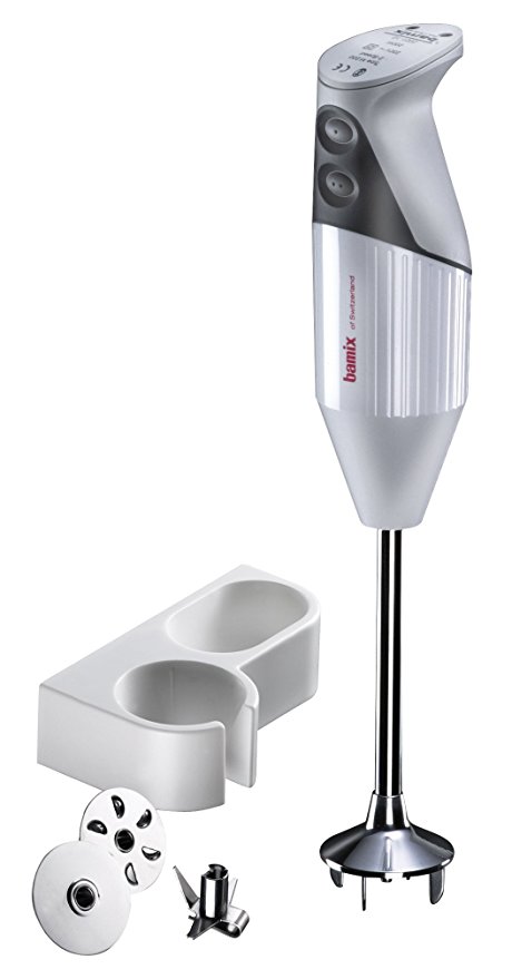 Bamix Pro-1 M150 Professional Series NSF Rated 150 Watt 2 Speed 3 Blade Immersion Hand Blender with Wall Bracket