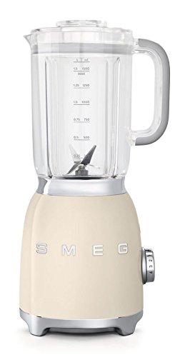 Smeg BLF01CRUS 50's Retro Style Aesthetic Blender (600 W Motor), Cream