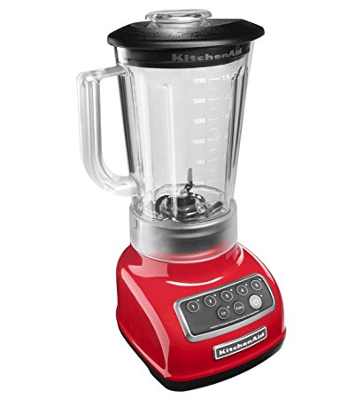 KitchenAid RKSB1570ER 5-Speed Blender with 56-Ounce BPA-Free Pitcher - Empire Red (Certified Refurbished)