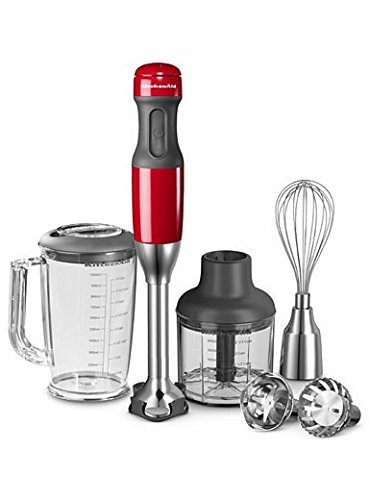 Kitchen Aid Artisan KHB25 Hand Blender Empire Red- 220 Volts Only! Will Not Work In The USA