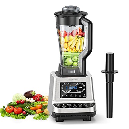 1600W Commercial Blender - Elechomes High-Speed Blender/Mixer System, Smoothie Blender, Blender for Soup, 30,000RPM, Heavy Duty Food Processor for Ice, Soup, Mincemeat, Nut Butter with 2L Tritan Jar